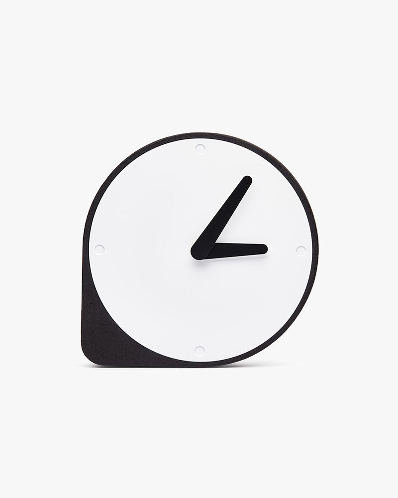 Gingko Cube Click Clock - Black