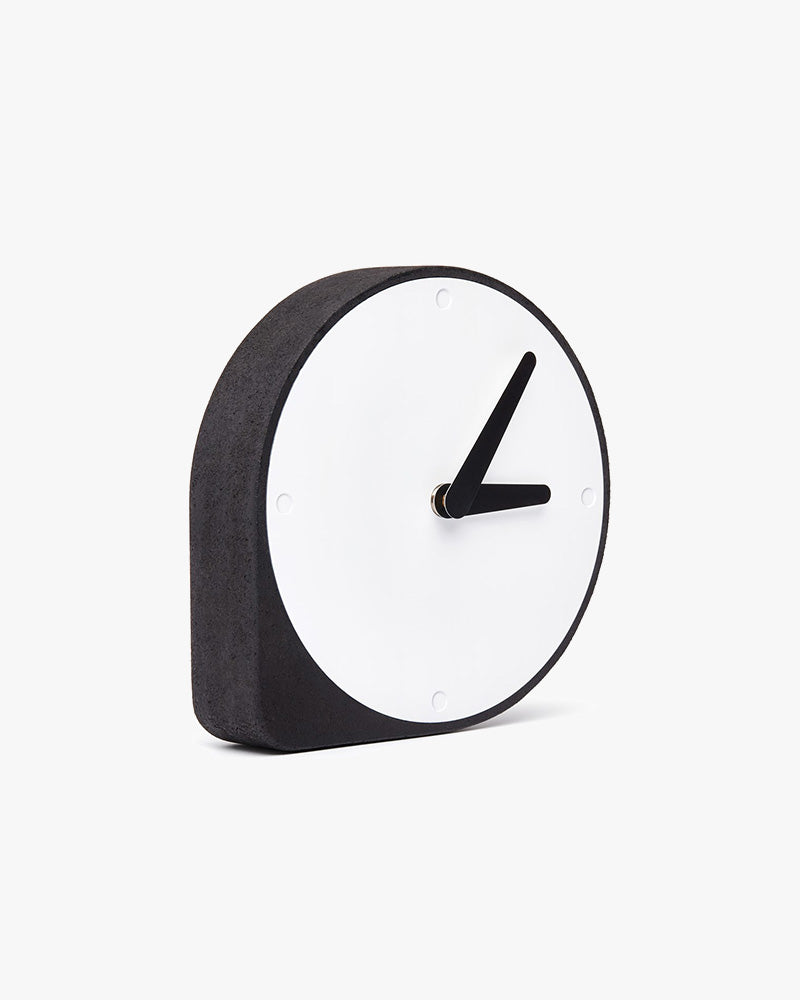 Gingko Cube Click Clock - Black