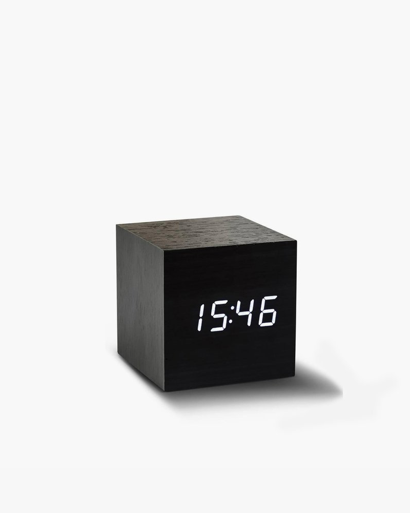 Lexon Flip Alarm Clock Metallic Soft Gold